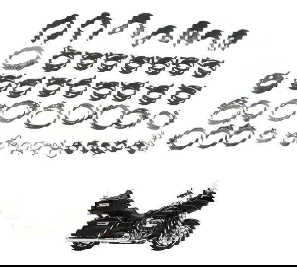 Abraçadeiras Diversas Harley Road Glide Touring 17-19 Orig