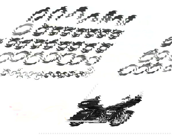 Abraçadeiras Diversas Harley Road Glide Touring 17-19 Orig