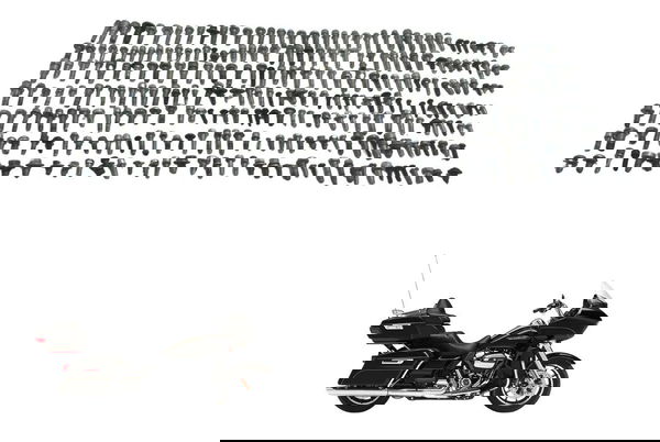 Kit Parafuso Diversos Harley Road Glide Touring 17-19 Orig