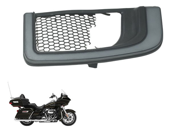 Grade Carenagem Esq C/ Avari Harley Road Glide Touring 17-19 Preto