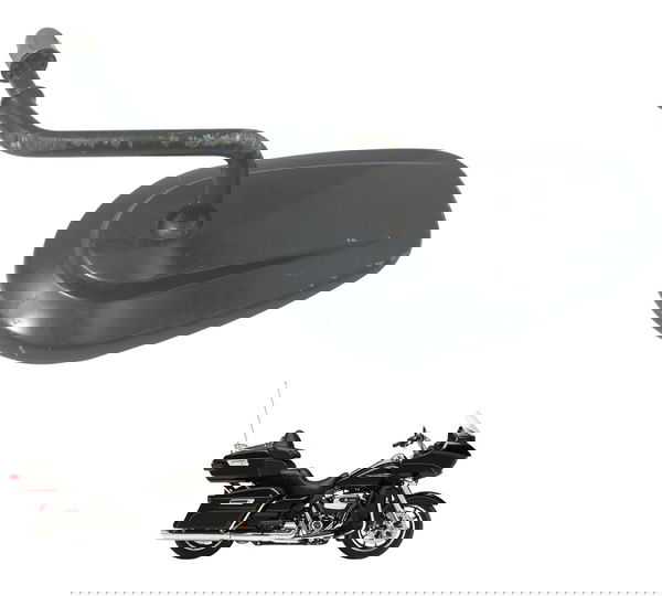 Espelho Dir C/ Detalhes Harley Road Glide Touring 19-24 Orig