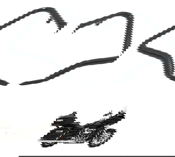 Par Mata Gato C/ Detalh Harley Road Glide Touring Cvo 17-19