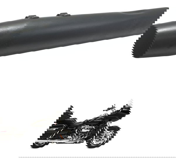 Ponteira Escape Esquerd Harley Road Glide Touring 17-19 Orig Preto