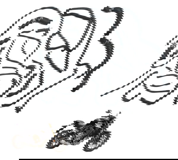 Kit Mangueira Honda Cb 650 R 20-24 Original