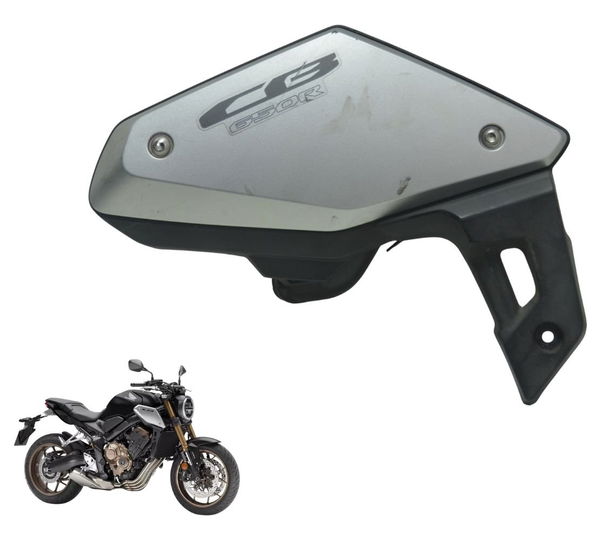 Carenagem Lateral Aba Tanque Dir Honda Cb 650 R 20-24 Origin Preto