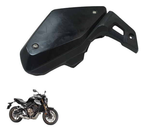 Carenagem Lateral Aba Tanq Dir C/deta Honda Cb 650 R 20-24 Preto