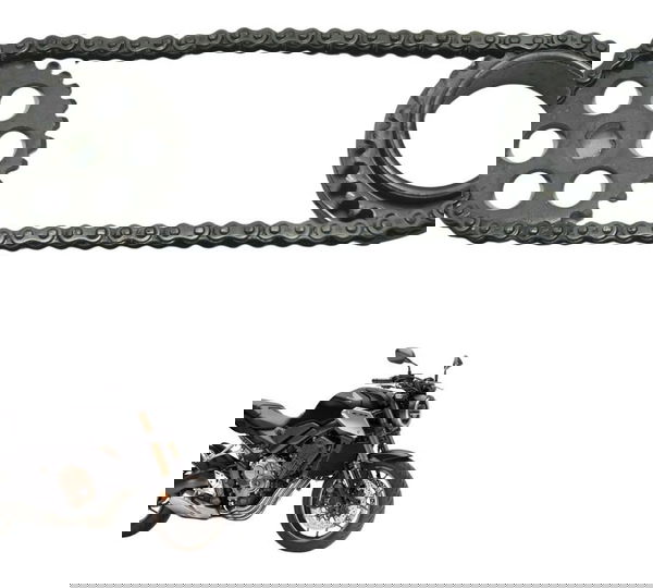 Kit Engrenagem Corrente Bomba Óleo Honda Cb 650 R 20-24 Orig