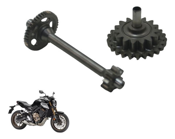 Par Engrenagem Redução Partida Honda Cb 650 R 20-24 Original