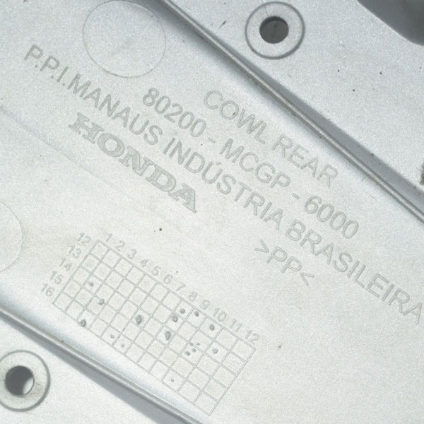 Rabeta Central Bagageiro C/detal Honda Nx 400i Falcon 13-15