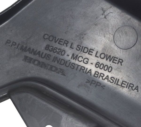 Tampa Inferior Esquerda Honda Nx 400i Falcon 13-15 Original