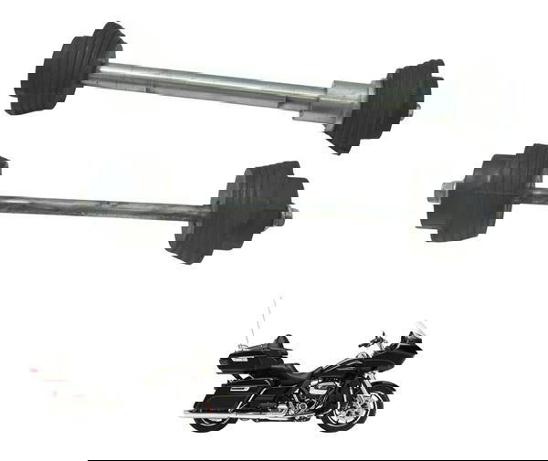 Jogo Coxim Suport Motor Harley Road Glide Touring 17-19 Orig