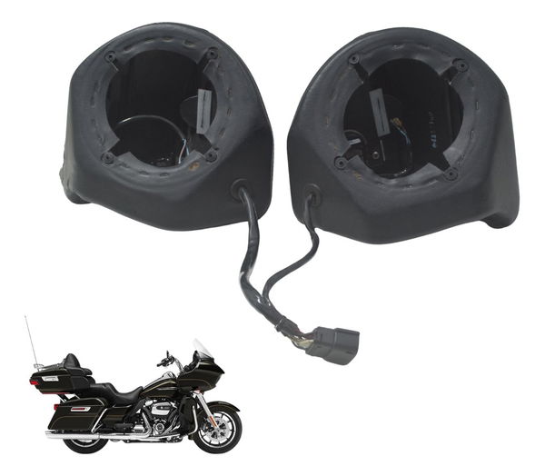 Par Caixa Som Tour Pack Det Harley Road Glide Touring 17-19