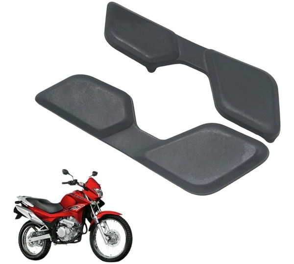 Par Borracha Acabamento Rabeta Honda Nx 400i Falcon 13-15