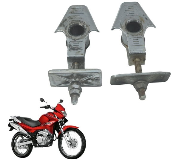 Par Esticador Corrente Honda Nx 400i Falcon 13-15 Original