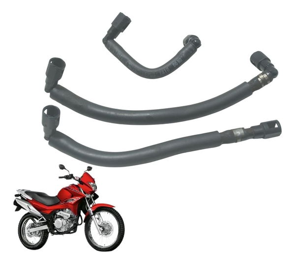 Kit Mangueiras Injeção Honda Nx 400i Falcon 13-15 Original