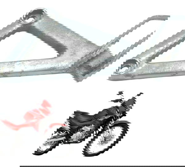 Suporte Pedaleira Tras Esquerda Honda Nx 400i Falcon 13-15