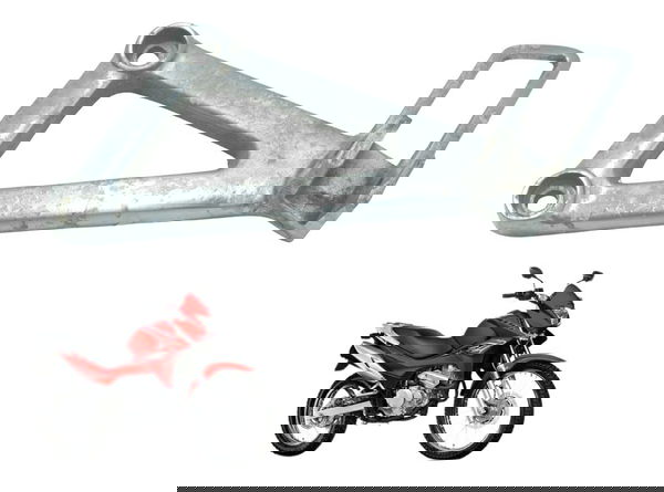 Suporte Pedaleira Tras Esquerda Honda Nx 400i Falcon 13-15