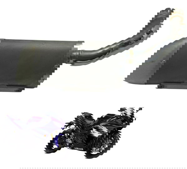 Ponteira Escape Esquerda Yamaha Yzf R1 09-15 Original