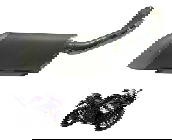 Ponteira Escape Esquerda Yamaha Yzf R1 09-15 Original