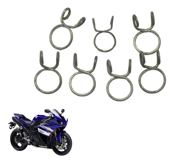 Kit Abraçadeira Mangueira Yamaha Yzf R1 09-15 Original