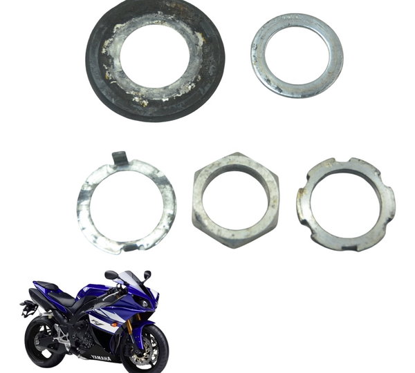Jogo Parafuso Mesa Yamaha Yzf R1 09-15 Original
