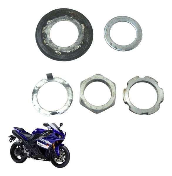 Jogo Parafuso Mesa Yamaha Yzf R1 09-15 Original