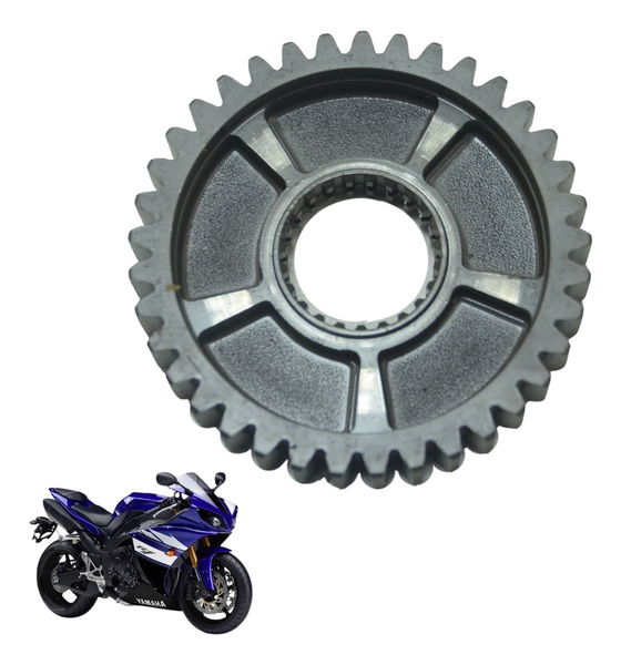 Engrenagem 3ª Marcha Eixo Secundário Yamaha Yzf R1 09-15 Ori