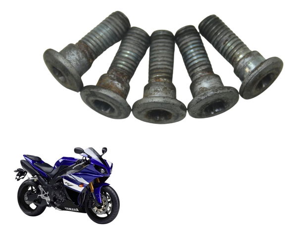 Jogo Parafuso Disco Freio Yamaha Yzf R1 09-15 Original