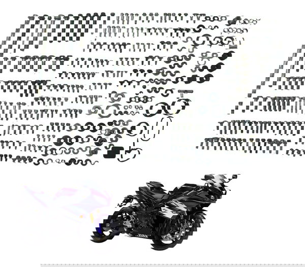 Kit Parafuso Diversos Yamaha Yzf R1 09-15 Original