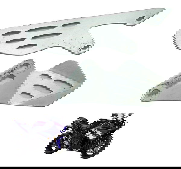 Par Protetor Pedaleira Yamaha Yzf R1 09-15 Original