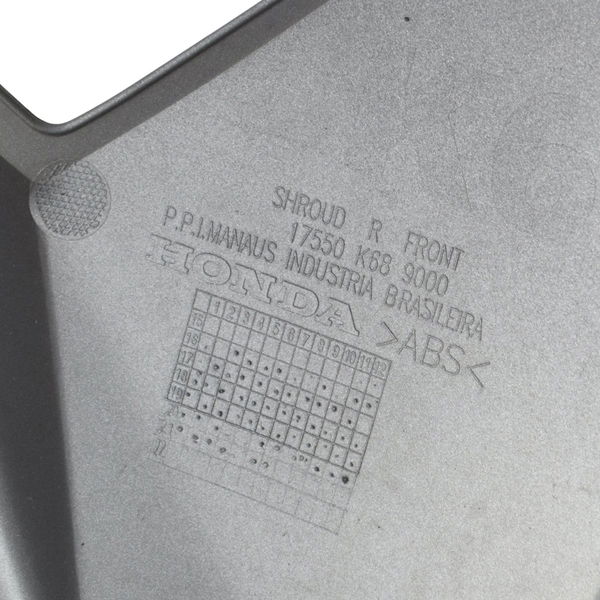 Carenagem Lateral Dir C/ Detalhes Honda Xre 190 19-24 Orig