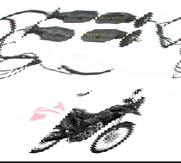 Jogo Pisca C/ Avaria Compatível Honda Xre 190 19-24