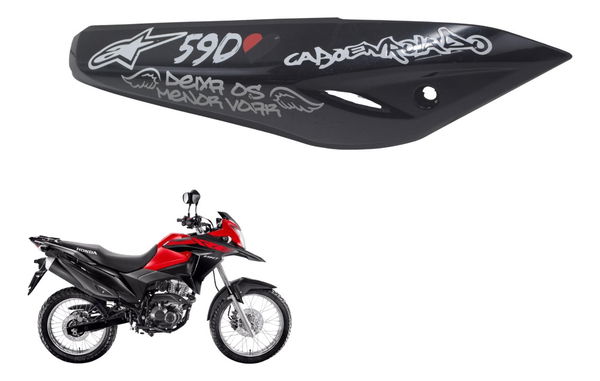 Capa Protetor Escapamento Honda Xre 190 19-24 Original Capa Protetor Escapamento Honda Xre 190 19-24 Original