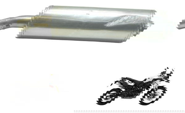 Ponteira Escape C/ Avaria Bmw F 800 Gs 13-16 Original Ponteira Escape C/ Avaria Bmw F 800 Gs 13-16 Original