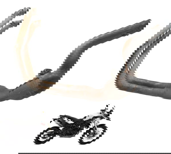 Curva Escape C/ Detalhes Bmw F 800 Gs 13-16 Original