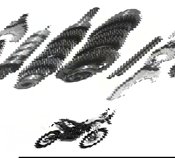 Caixa Marcha Câmbio C/ Detalhes Bmw F 800 Gs 13-16 Original