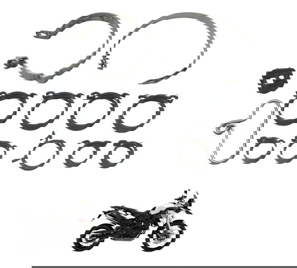 Kit Abraçadeiras Diversas Bmw F 800 Gs 13-16 Original