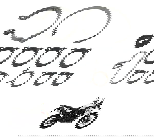 Kit Abraçadeiras Diversas Bmw F 800 Gs 13-16 Original Kit Abraçadeiras Diversas Bmw F 800 Gs 13-16 Original