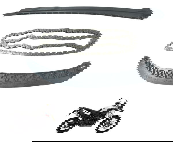 Kit Guia Tensor Corrente Comando Bmw F 800 Gs 13-16 Original Kit Guia Tensor Corrente Comando Bmw F 800 Gs 13-16 Original