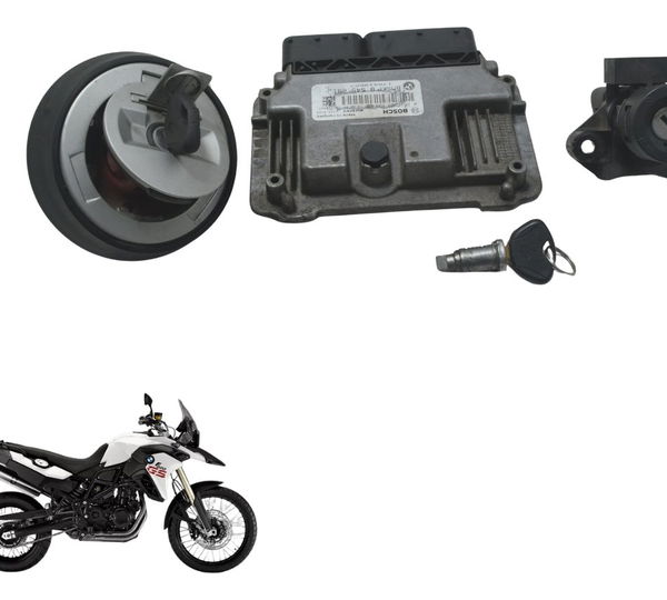 Kit Chave Ignição Modulo Code Bmw F 800 Gs 13-16 Original