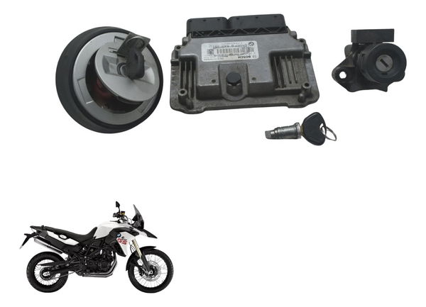 Kit Chave Ignição Modulo Code Bmw F 800 Gs 13-16 Original Kit Chave Ignição Modulo Code Bmw F 800 Gs 13-16 Original