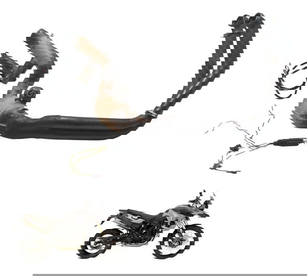 Curva Escape C/ Difusor C/ Avaria Bmw F800 Gs 09-12