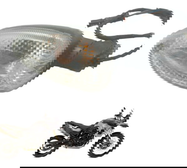 Pisca Traseiro Esquerdo C/avaria Bmw F800 Gs 09-12 Original