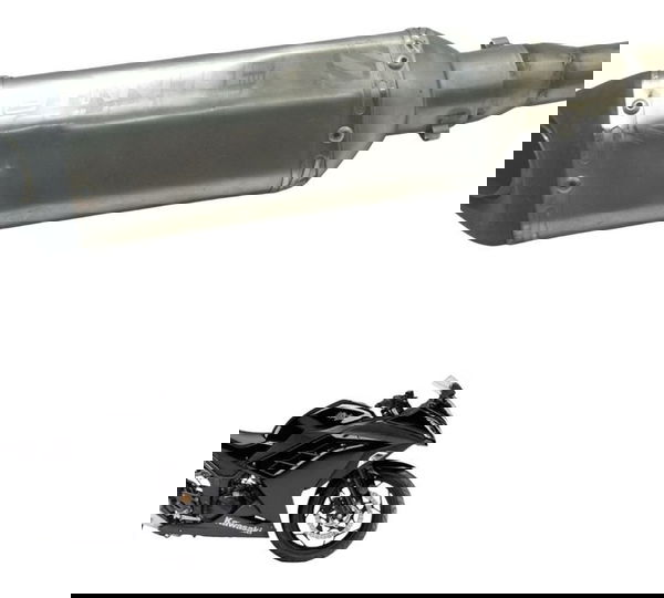 Ponteira Gyn Race Exhaust C/avaria Kawasaki Ninja 300 13-18