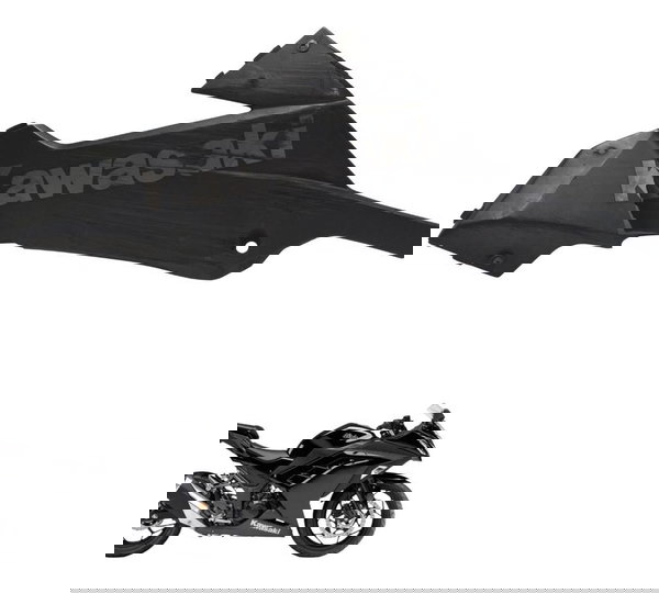Spoiler Esq C/avaria Kawasaki Ninja 300 13-18 Ori