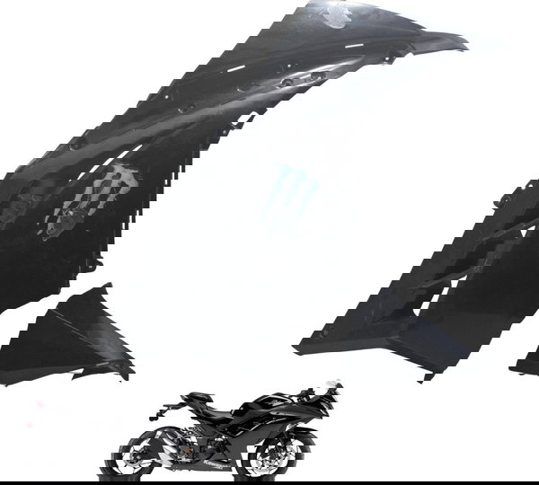 Carenagem Lateral Esq C/avar Kawasaki Ninja 300 13-18 Origin