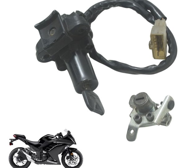 Chave Ignição C/miolo C/detal Kawasaki Ninja 300 13-18 Origi