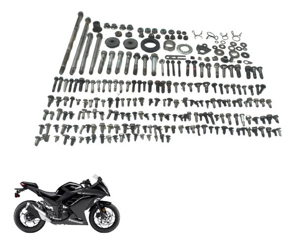 Kit Parafusos Diversos Kawasaki Ninja 300 13-18 Original Kit Parafusos Diversos Kawasaki Ninja 300 13-18 Original