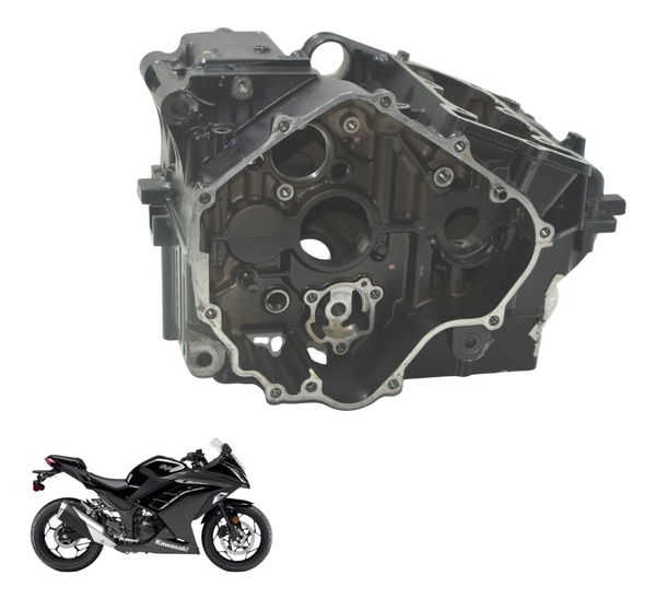 Carcaça Bloco Motor Nfe Baixa Kawasaki Ninja 300 13-18 Origi Carcaça Bloco Motor Nfe Baixa Kawasaki Ninja 300 13-18 Origi