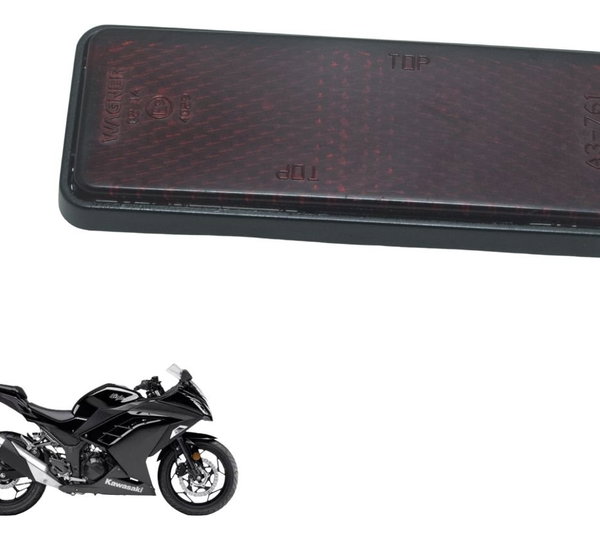 Refletor Olho Gato Kawasaki Ninja 300 13-18 Original